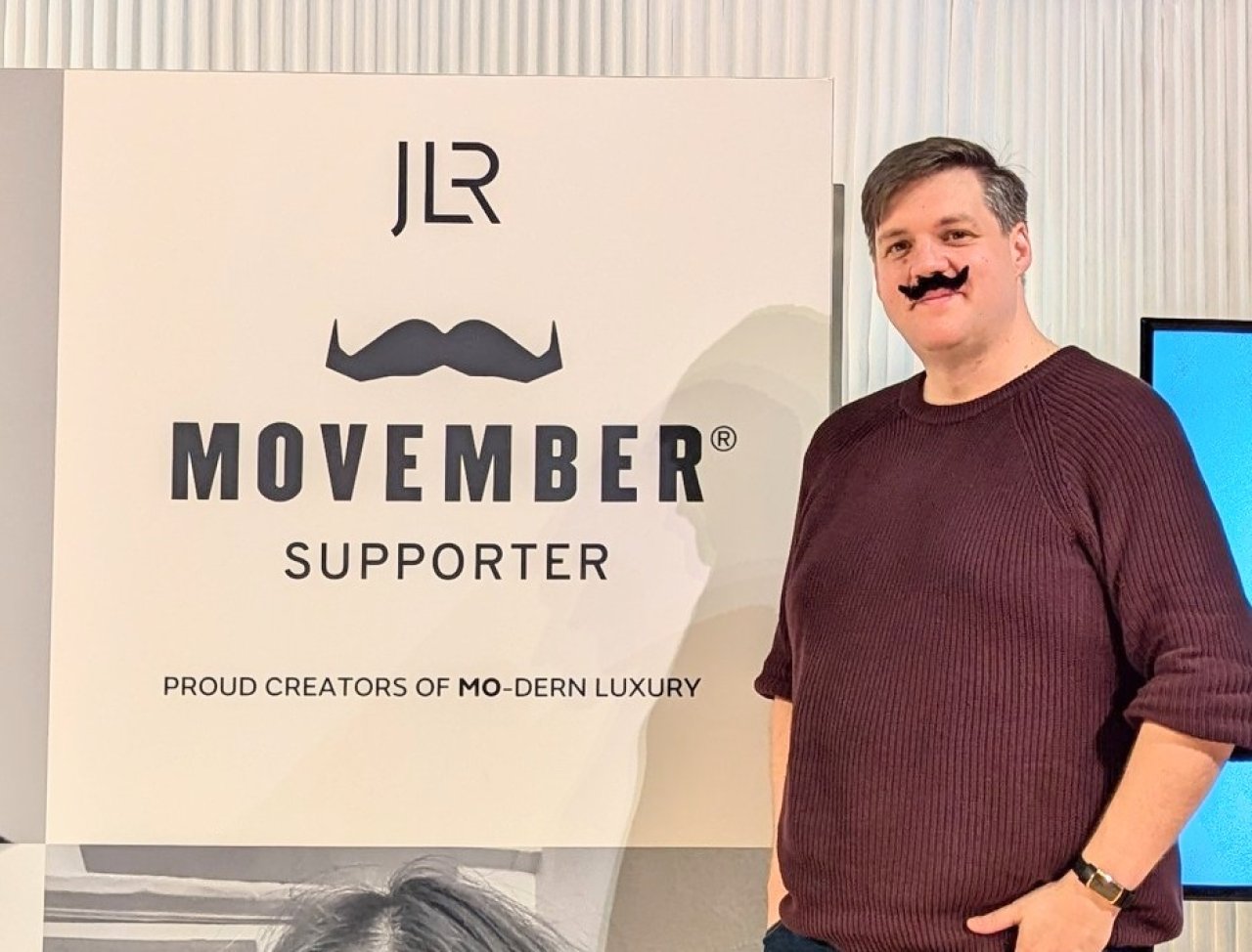 Jaguar Land Rover - Movember Supporter.