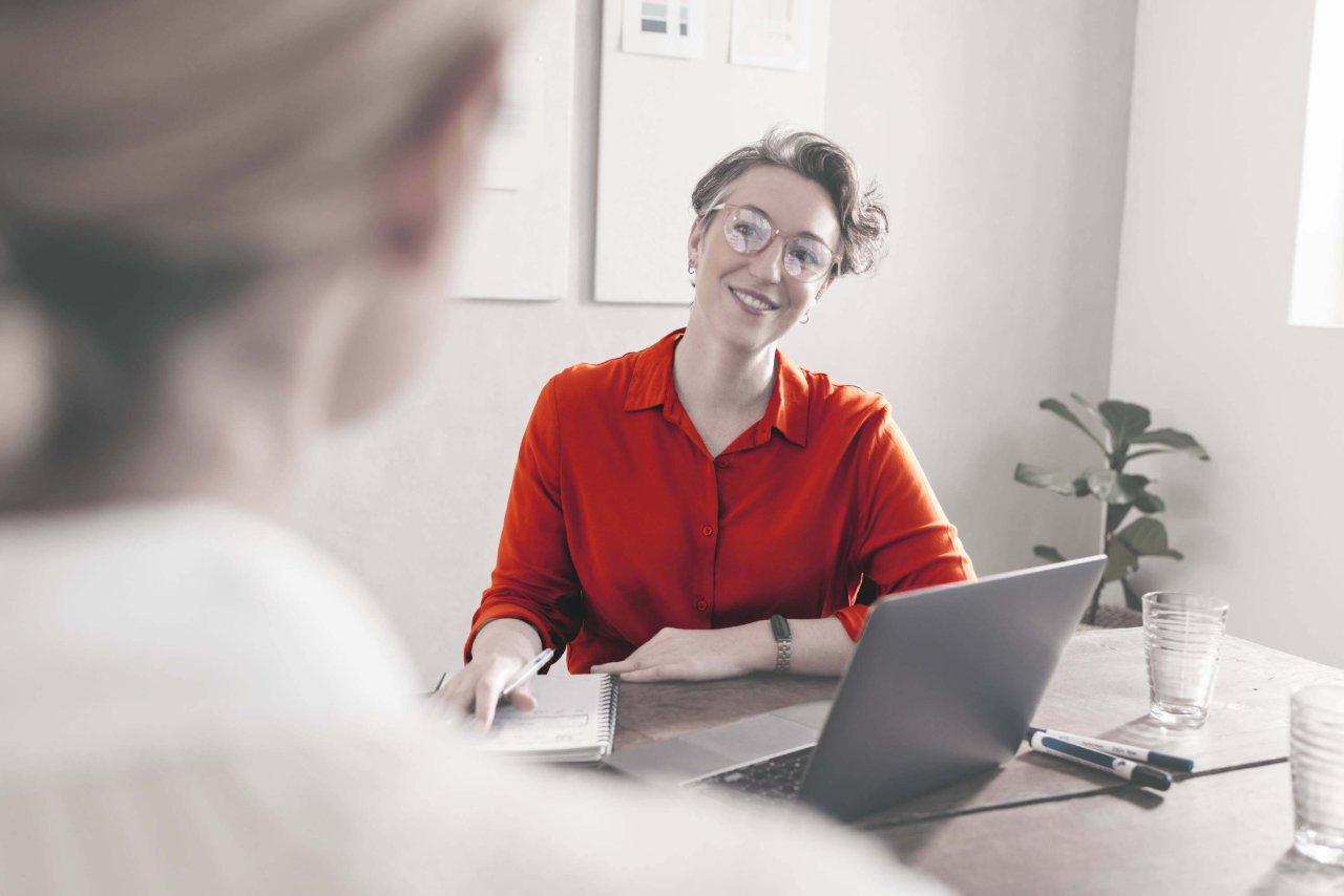 Red Umbrella - Lady in red.